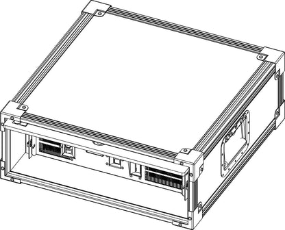 d&b audiotechnik E7483.000 19 in Touring Rack for DS100 Signal Engine - 3RU
