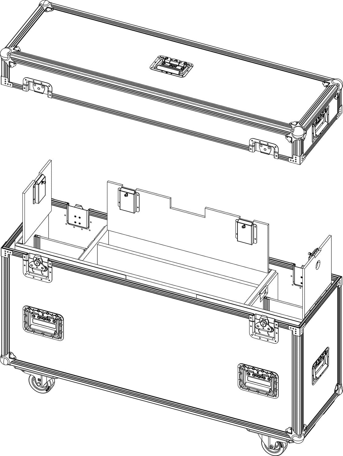 d&b audiotechnik E7801.000 touring case for KSL8 or KSL12, view 2