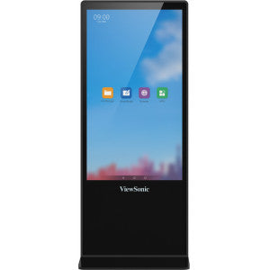 ViewSonic EP5542T 55 inch 4K interactive ePoster kiosk freestanding display