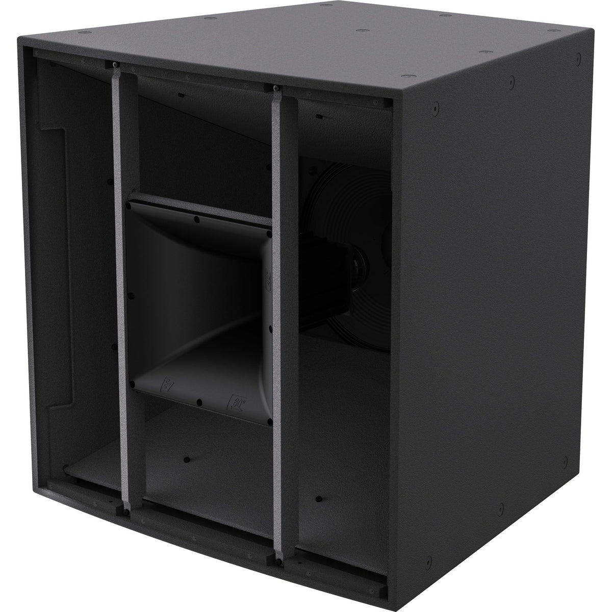 Electro-Voice EVH-15/66-BFW: 15 inch Horn Load Point Source Loudspeaker, Outdoor, 60 degree x 60 degree, Black, view 5