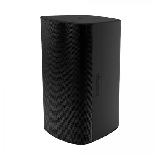Biamp Desono EX-S10-UB-B 10 Inch Coaxial Surface Mount Indoor/Outdoor Loudspeaker with U-Bracket, Black