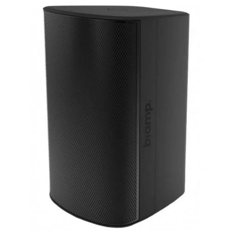Biamp Desono EX-S6-UB-B 6.5 Inch Coaxial Surface Mount Indoor/Outdoor Loudspeaker with U-Bracket, Black