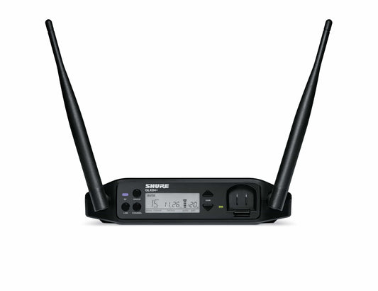 Shure GLXD4+ tabletop dual-band digital wireless receiver