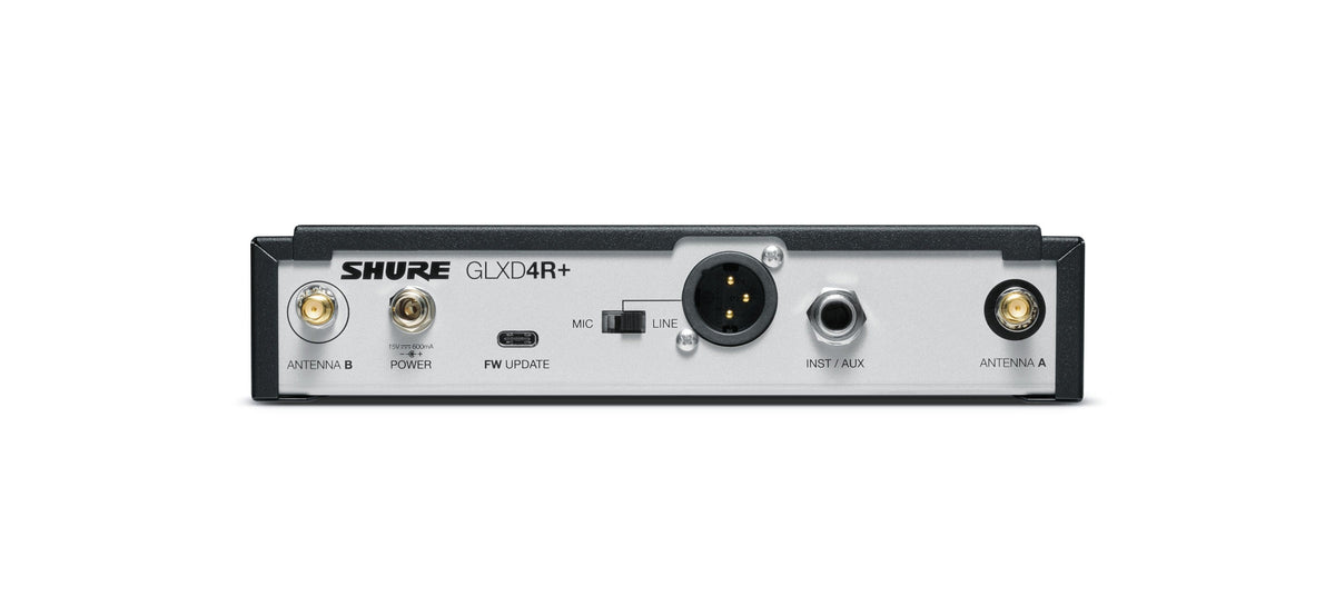Shure GLXD4R+ rack-mount receiver, additional product view 2