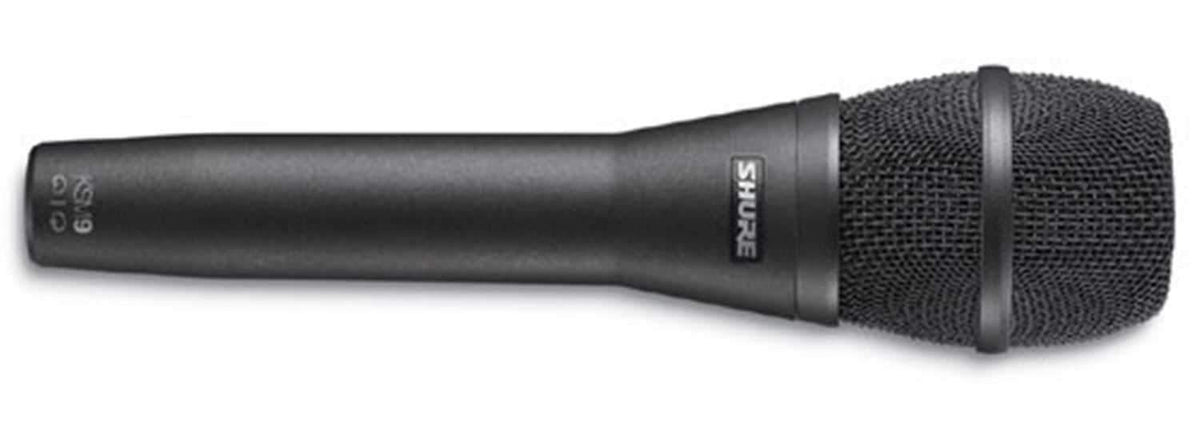Shure KSM9-CG dual-diaphragm condenser vocal microphone charcoal grey finish