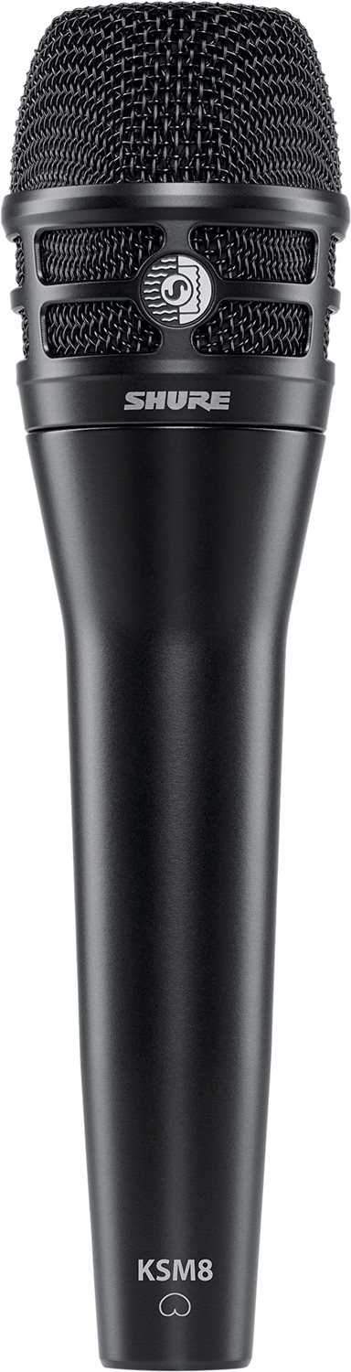 Shure KSM8-B Dualdyne cardioid dynamic vocal microphone black finish