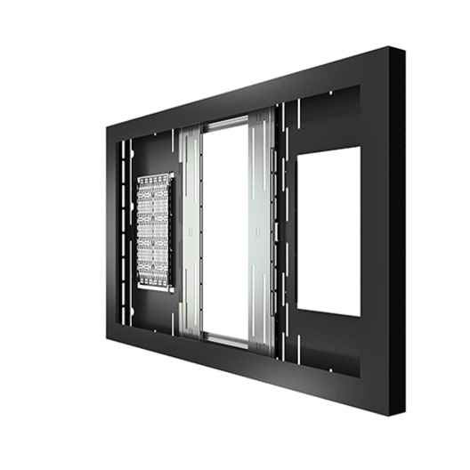 Chief LW40UB Landscape On-Wall Kiosk Black 40 inch, view 4