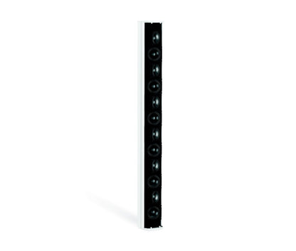 Bose MA12EX white modular column array loudspeaker, white column array angled view
