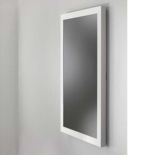 Chief MIDLW55UWPG Impact On-Wall Kiosk with Protective Glass, Portrait 55 Inch White