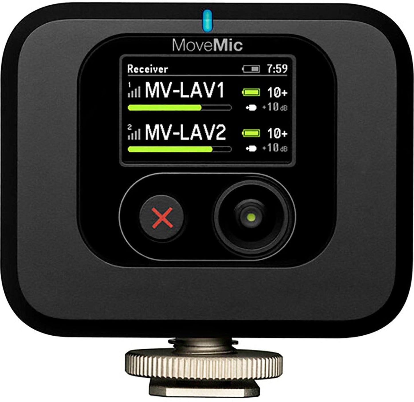Shure MV-R-Z7 MoveMic Plug-in Wireless Microphone Receiver with Camera Shoe Mount