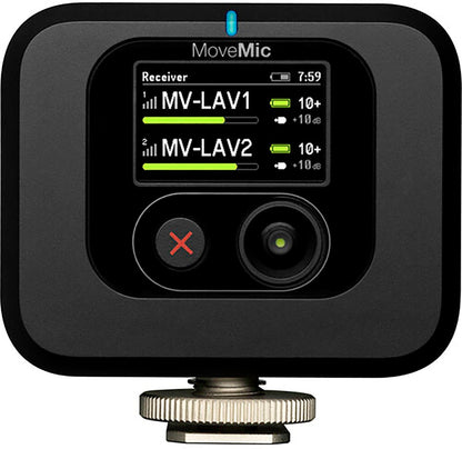 Shure MV-R-Z7 MoveMic Plug-in Wireless Microphone Receiver with Camera Shoe Mount