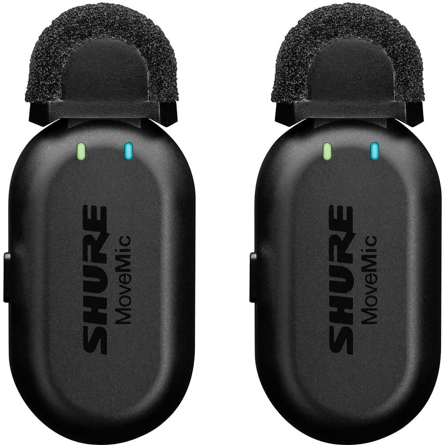 Shure MV-TWO-Z7 MoveMic Wireless Lavalier Microphone Pair for Phones with Charge Case