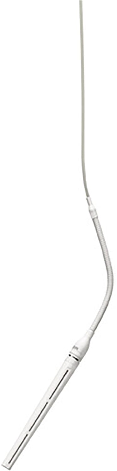 Shure MX202W-A/MS Microflex Overhead Mini-Shotgun Microphone with 3-Pin XLR Plug - White
