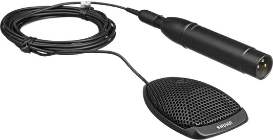 Shure MX391-O omnidirectional boundary microphone black low profile