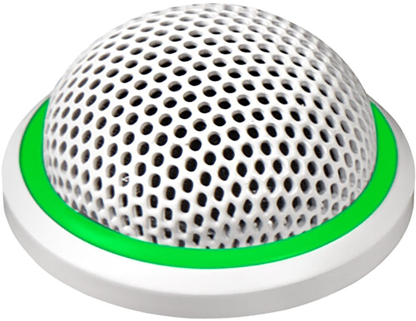 Shure MX395W/C-LED Microflex Low Profile Cardioid Boundary Microphone - 5-Pin XLR - White
