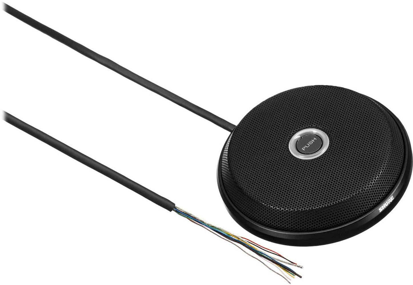 Shure MX396/C-TRI Microflex Tri-Element Condenser Microphone - Back Cable Exit / Open Cable Ends