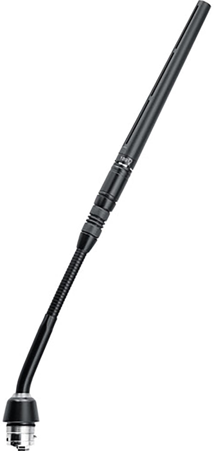 Shure MX405R/MS 5 Inch Shock-Mount Gooseneck Mini Shotgun Microphone with LED Ring/Preamplifier