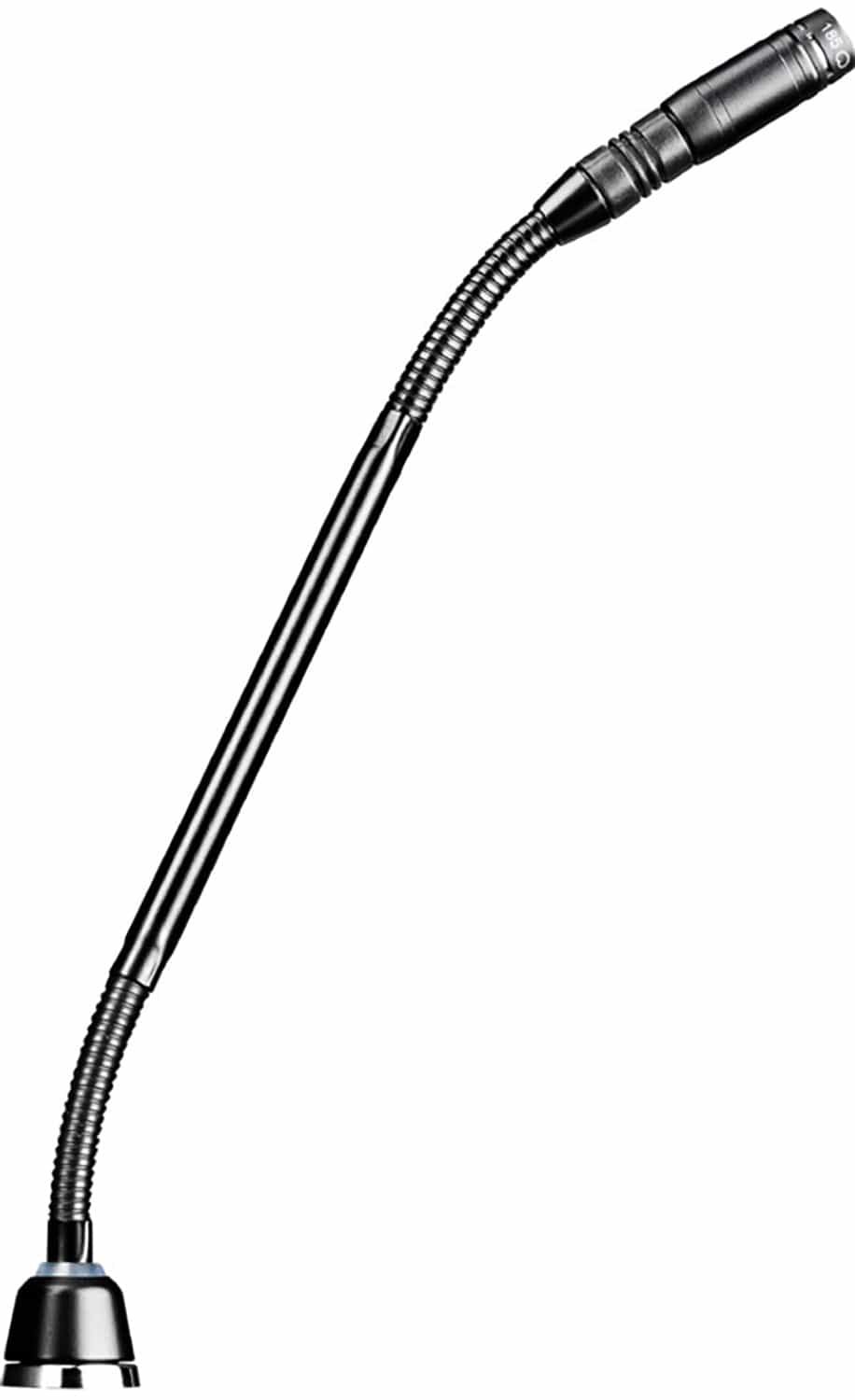 Shure MX410LPDF/S 10 inch gooseneck microphone with bi-color LED ring, supercardioid