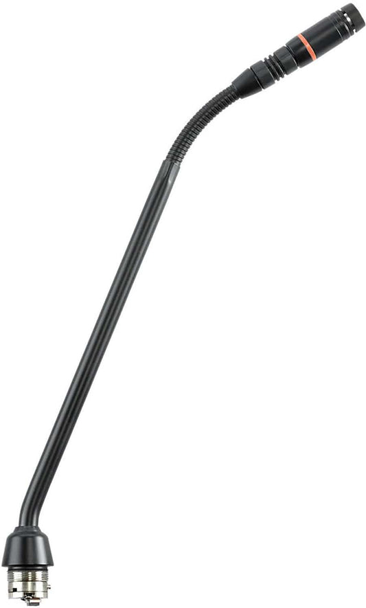 Shure MX410RLP/C 10 inch cardioid gooseneck microphone with red LED ring