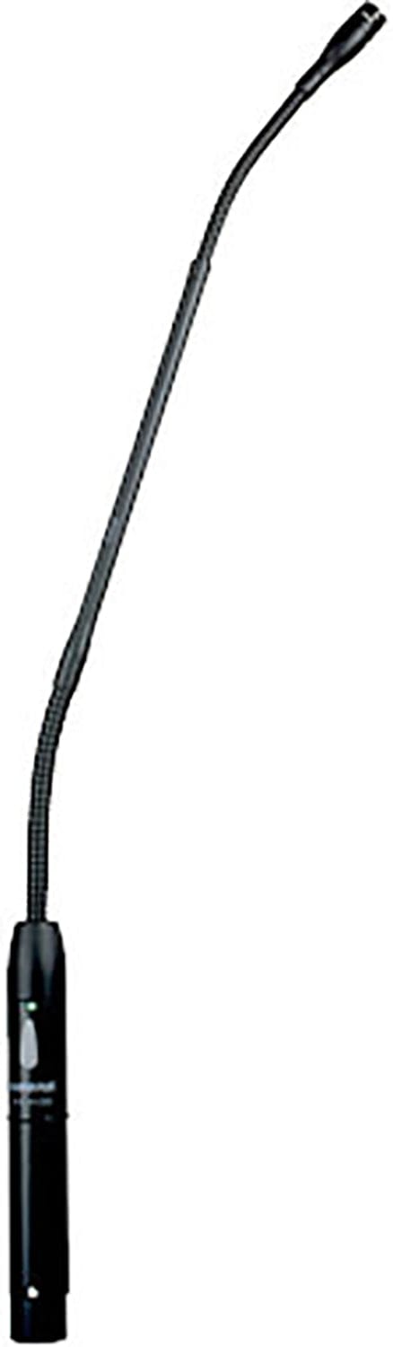 Shure MX418S/C 18 Inch Cardioid Gooseneck Mic with Preamp/XLR/Mounts/Windscreen/Mute/Bottom LED