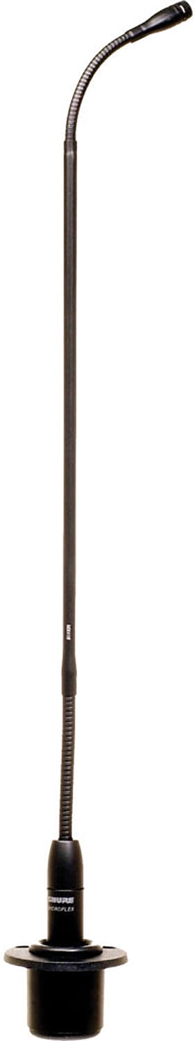 Shure MX418S/S 18 Inch Supercardioid Gooseneck Mic with Preamp/XLR/Mounts/Windscreen/Mute/Bottom LED