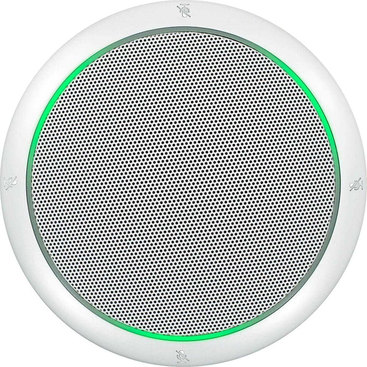 Shure MXA310W low-profile side profile on a conference table