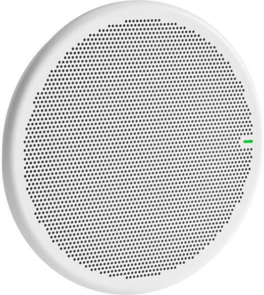 Shure MXA901W-R 13.5 inch white round ceiling array microphone, main product view