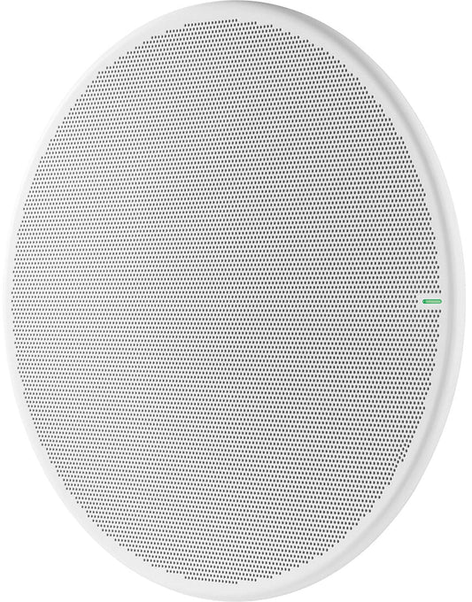 Shure MXA920W-R white round ceiling array microphone, main product view