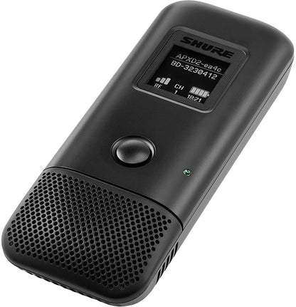 Shure MXW6X/O=-Z10 Boundary Microphone Transmitter for Microflex Systems - Omnidirectional - Black