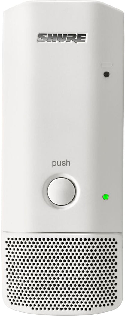 Shure MXW6XW/O=-Z10 Boundary Microphone Transmitter for Microflex Systems - Omnidirectional - White