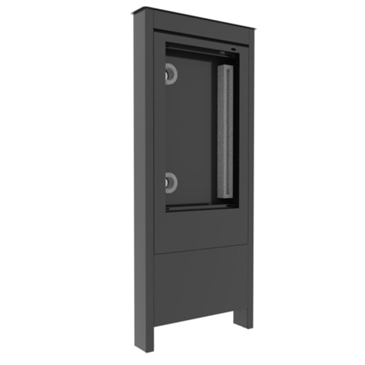 Chief OLF49BP-LG Impact 49 inch Outdoor Portrait Kiosk for LG 49XE4F-M Series, view 2