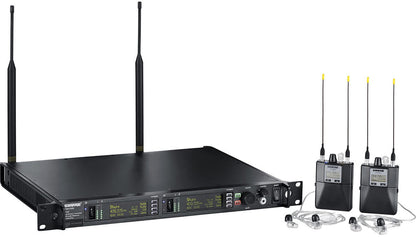Shure P10TR+425CL-G10 PSM1000 Monitor System - Dual Transmitter/2x Bodypacks/2x Earphones - G10 Band