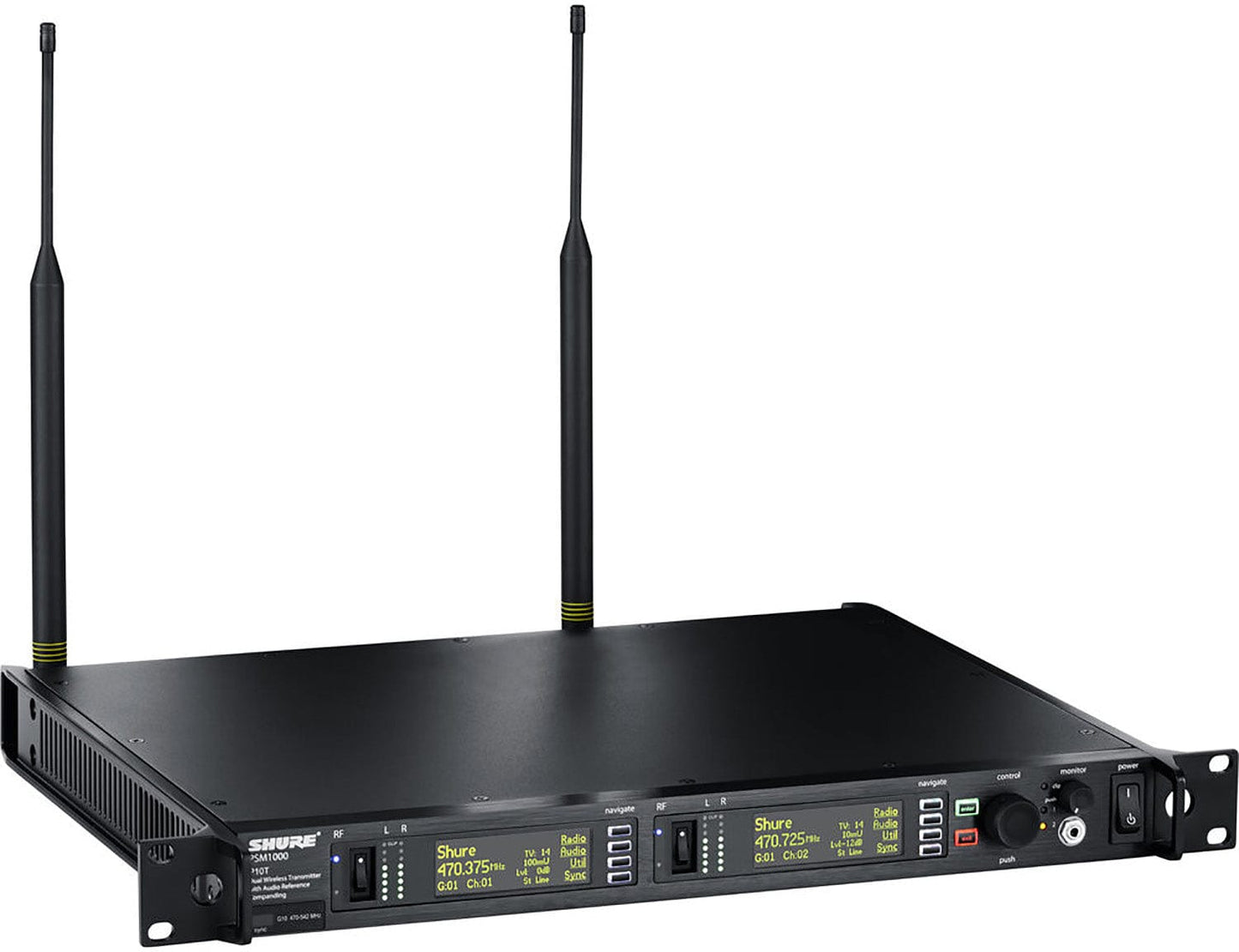Shure P10TR+425CL-H22 PSM1000 Monitor System - Dual Transmitter/2x Bodypacks/2x Earphones - H22 Band