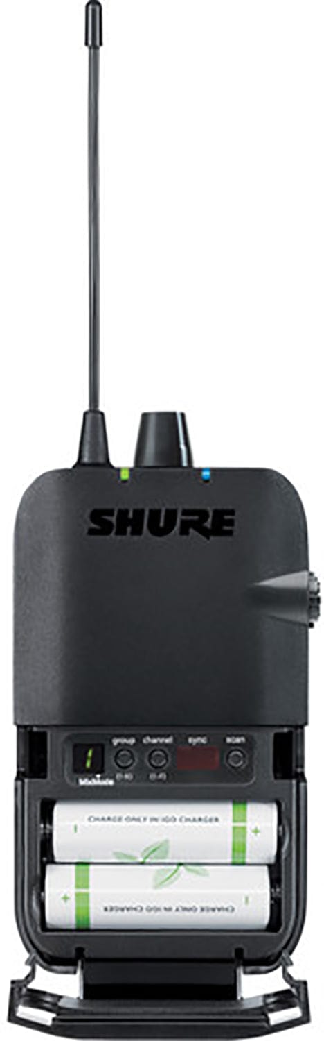 Shure P3R=-H20 Wireless Bodypack Receiver for PSM 300 Personal Monitor System