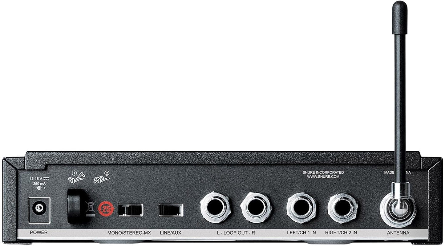 Shure P3TR112GR-H20 PSM 300 Wireless In-Ear Monitoring Set with SE112 Earphones - H20 Band