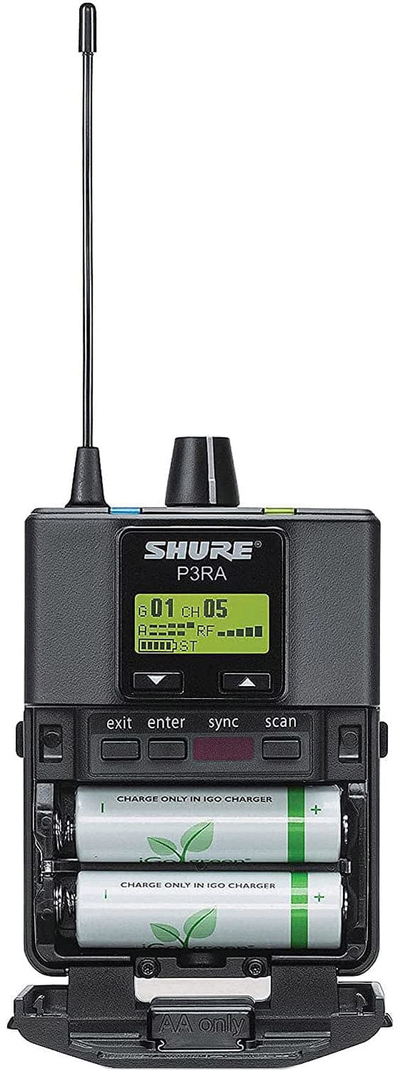 Shure P3TRA215CL-J13 Wireless Personal Monitor System Set for PSM300 System - J13 Band - Clear