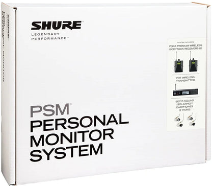 Shure P3TRA215TWP-G20 PSM300 Twinpack Pro Monitoring System with Earphones - G20 Frequency