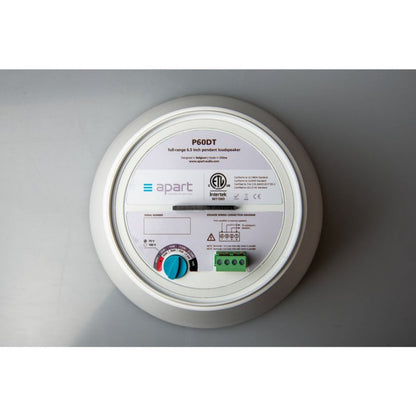 Biamp P60DT-W 6.5in Pendant Speaker, view 2