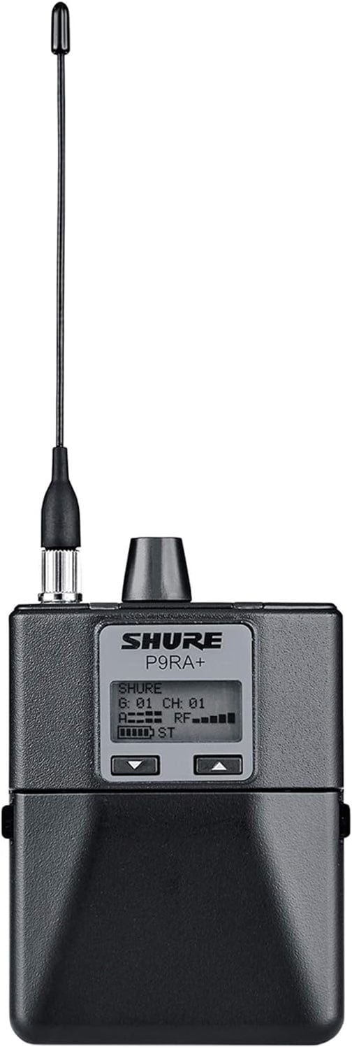 Shure P9RA+=-G6 Rechargeable Bodypack Receiver for Shure PSM900 Personal Monitor System - G6 Band