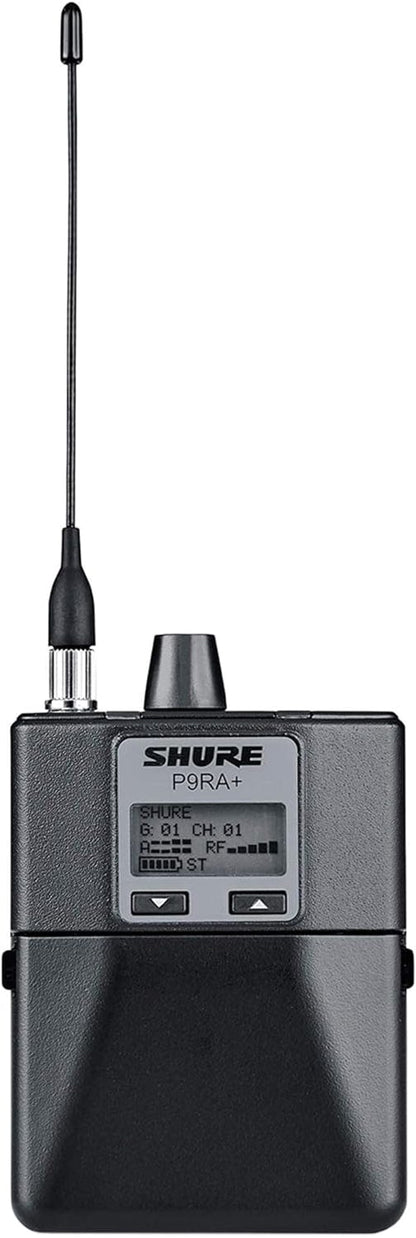 Shure P9RA+=-G7 Rechargeable Bodypack Receiver for Shure PSM900 Personal Monitor System - G7 Band