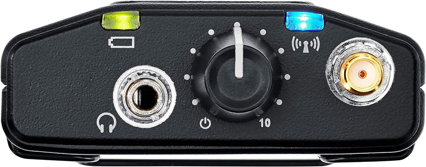 Shure P9RA+=-G7 Rechargeable Bodypack Receiver for Shure PSM900 Personal Monitor System - G7 Band