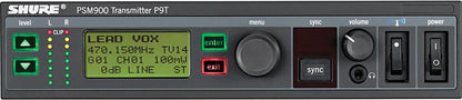 Shure P9T=-H21 P9T Wireless Transmitter for PSM900 Personal Monitor System - H21 Band