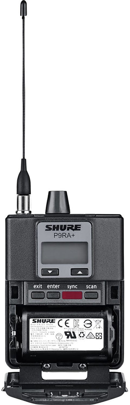 Shure P9TRA+425CL-G6 PSM900 Personal Monitor System - Transmitter/Bodypack/Earphones - G6 Band