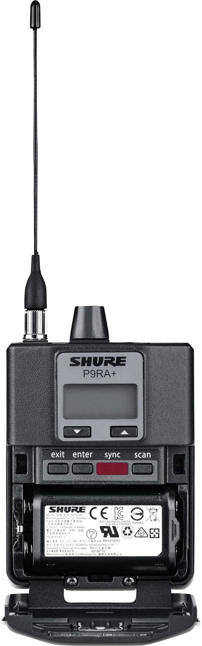 Shure P9TRA+425CL-G7 PSM900 Personal Monitor System - Transmitter/Bodypack/Earphones - G7 Band