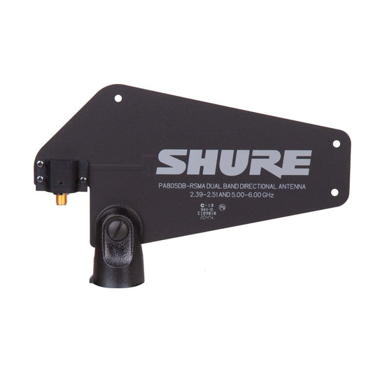 Shure PA805DB-RSMA dual-band passive directional antenna with RSMA connector
