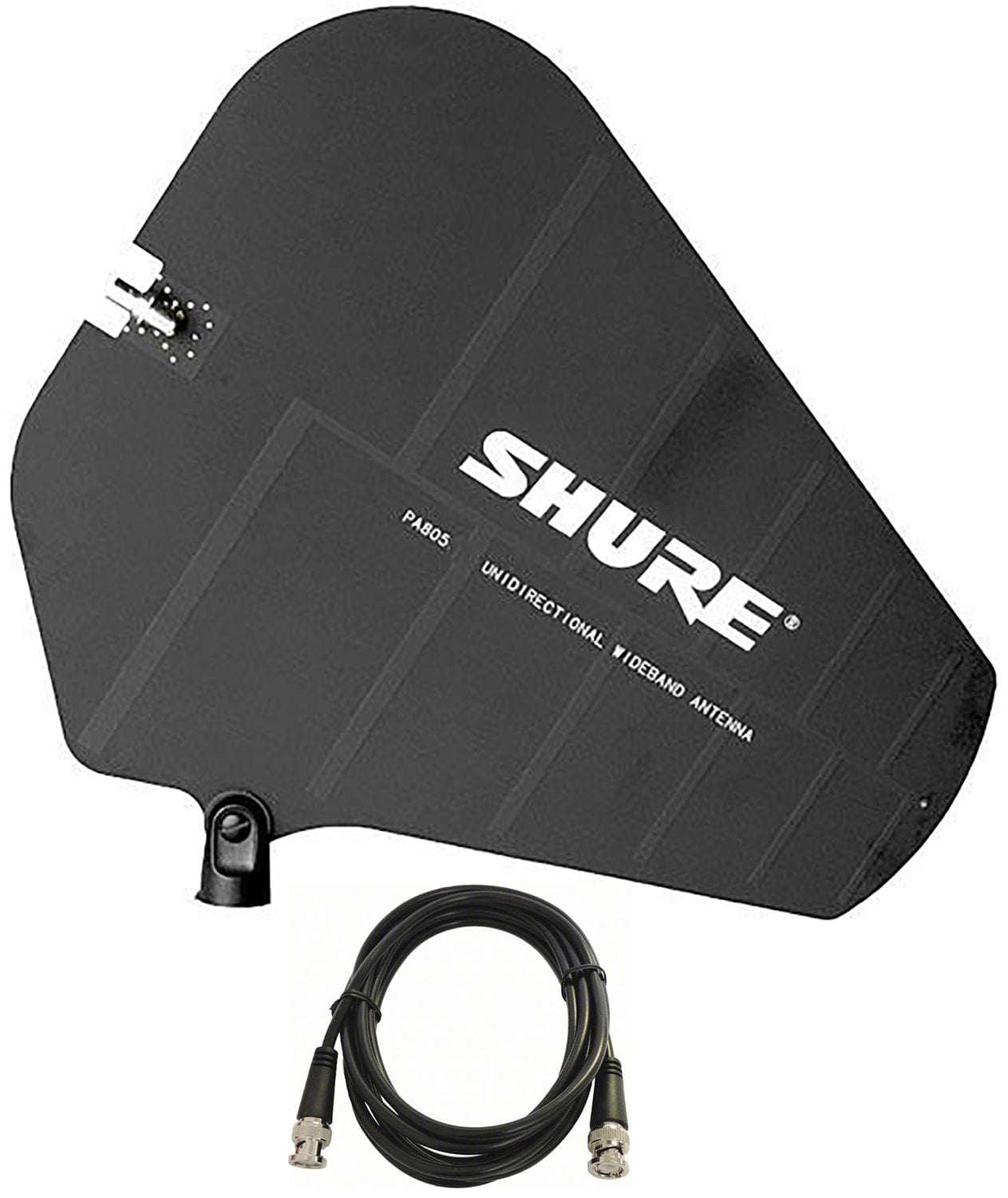 Shure PA805SWB Passive Directional Antenna with 10 Foot BNC Cable - 470-952 MHz