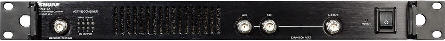 Shure PA821BX 8-Channel Antenna Combiner for PSM Wireless Systems - 865-960 Mhz
