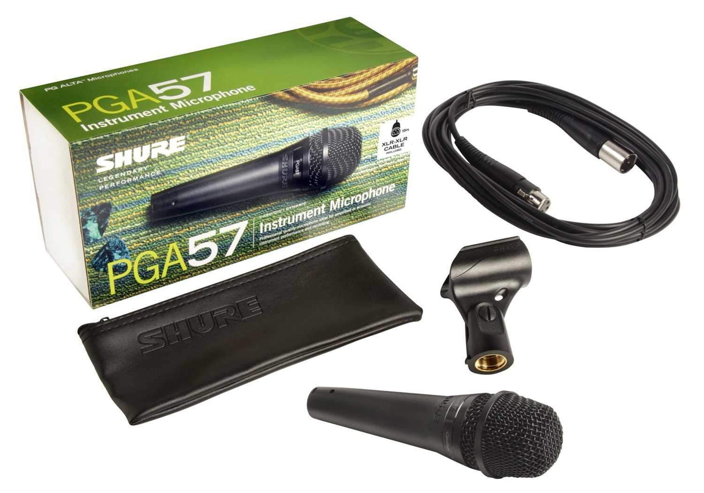 Shure PGA57-XLR Dynamic Instrument Microphone with XLR Cable