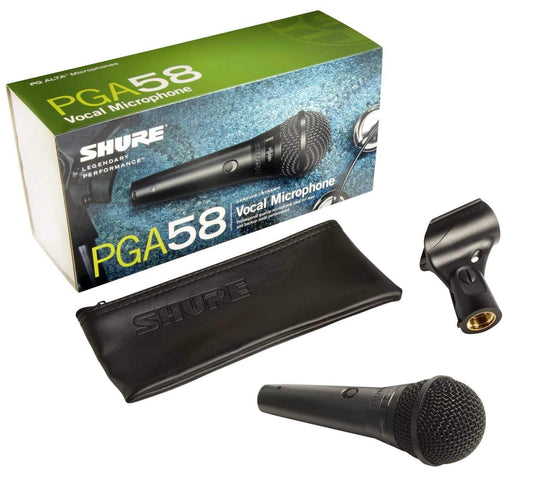 Shure PGA58-LC dynamic vocal microphone