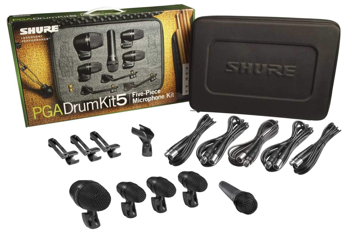 Shure PGADRUMKIT5 5-Piece Drum Microphone Kit